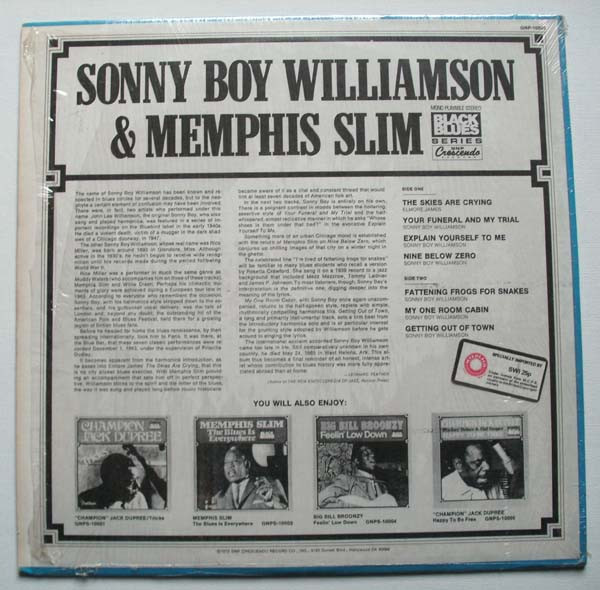 Sonny Boy Williamson (2) & Memphis Slim - In Paris (LP, Album, RE)