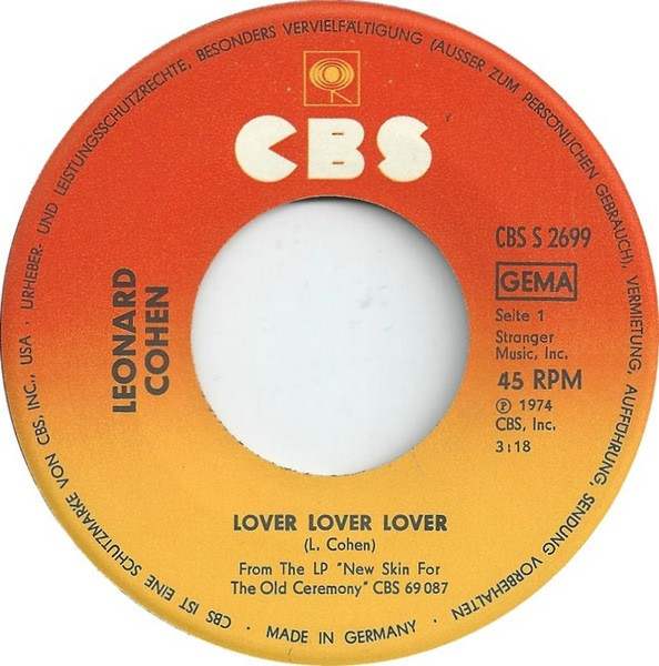 Leonard Cohen - Lover Lover Lover (7