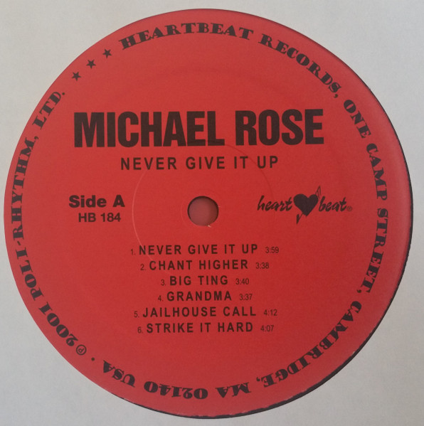Michael Rose - Never Give It Up (LP, Album)