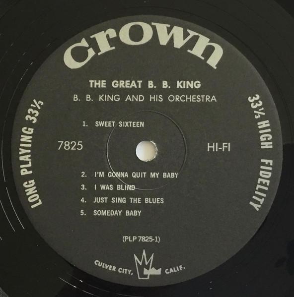 B. B. King And His Orchestra* - The Great B. B. King (LP, Album, Ltd, RE, 180)