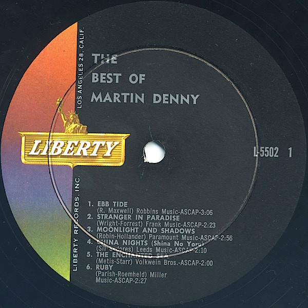 Martin Denny - The Best Of Martin Denny (LP, Comp, Mono)
