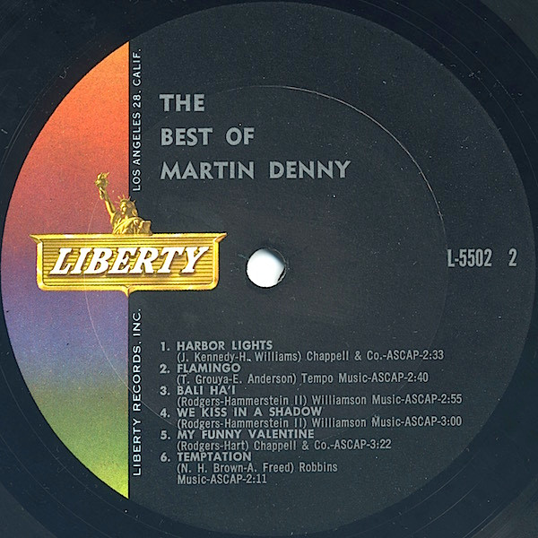 Martin Denny - The Best Of Martin Denny (LP, Comp, Mono)