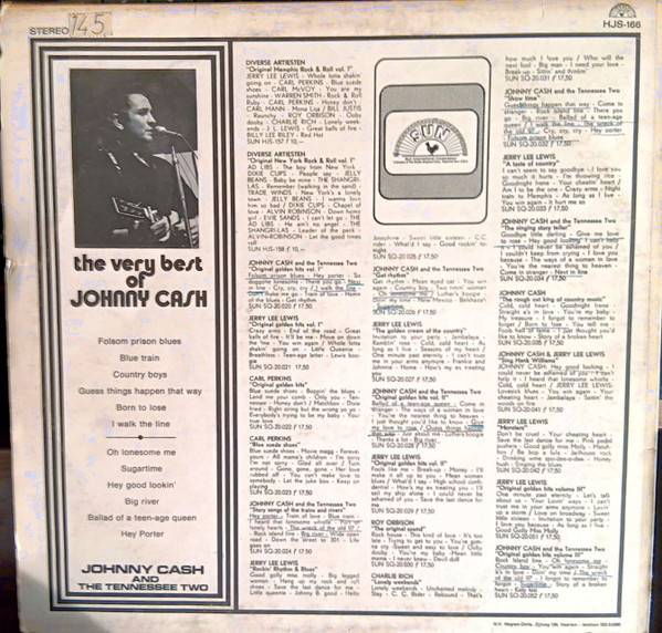 Johnny Cash And The Tennessee Two* - The Very Best Of Johnny Cash (LP, Comp)