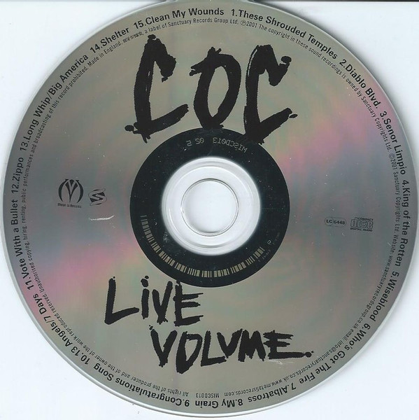Corrosion Of Conformity - Live Volume (CD, Album)