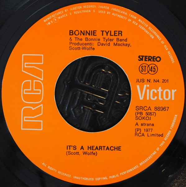 Bonnie Tyler - It's A Heartache (7