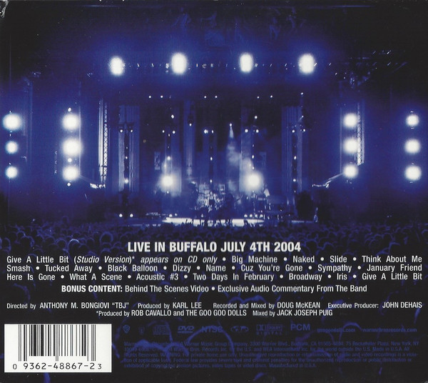 Goo Goo Dolls - Live In Buffalo July 4th 2004 (CD, Dig + DVD, NTSC)
