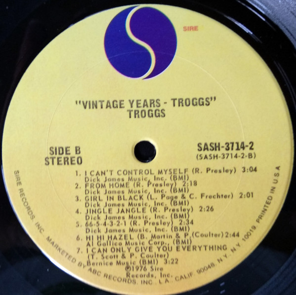 The Troggs - The Vintage Years (2xLP, Comp, San)