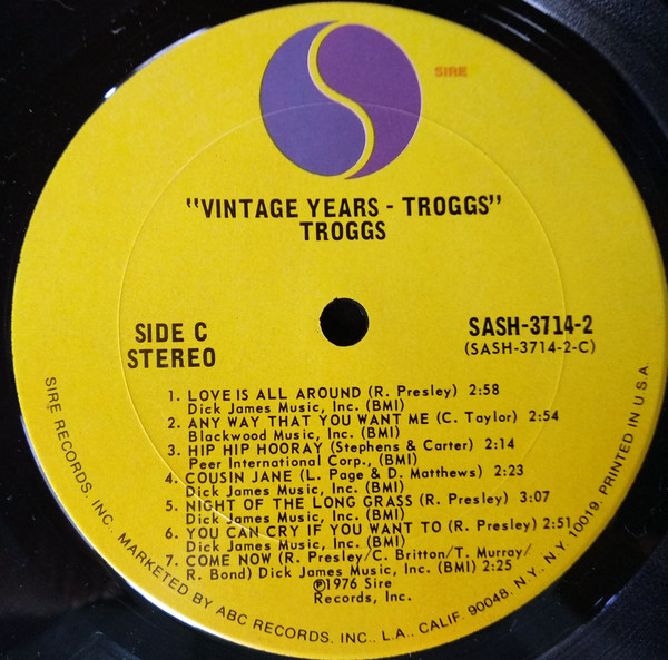 The Troggs - The Vintage Years (2xLP, Comp, San)