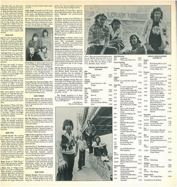 The Troggs - The Vintage Years (2xLP, Comp, San)