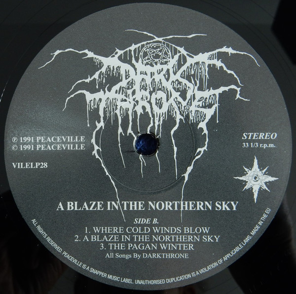 Darkthrone - A Blaze In The Northern Sky (LP, Album, Ltd, RE)