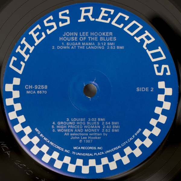 John Lee Hooker - House Of The Blues (LP, Album, RE, Glo)