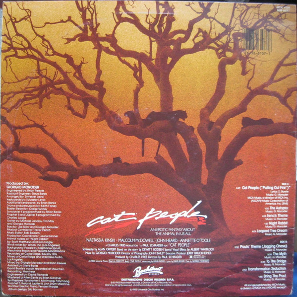 Giorgio Moroder - Cat People (Original Soundtrack) (LP, Album)
