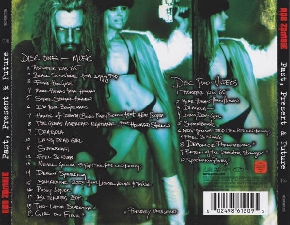 Rob Zombie - Past, Present & Future (CD, Album, Comp + DVD-V, PAL)