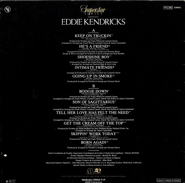 Eddie Kendricks - Eddie Kendricks (LP, Comp)
