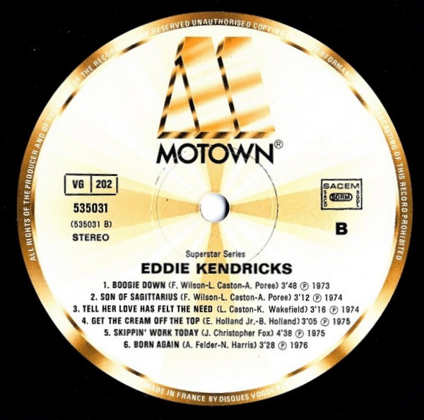 Eddie Kendricks - Eddie Kendricks (LP, Comp)