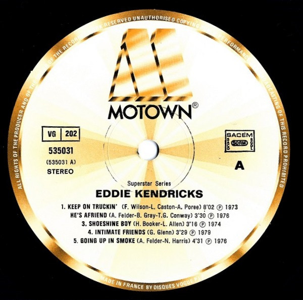 Eddie Kendricks - Eddie Kendricks (LP, Comp)