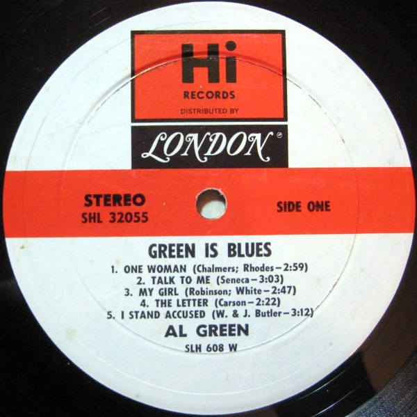 Al Green - Green Is Blues (LP, Album, RE, Wad)