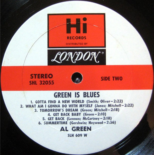 Al Green - Green Is Blues (LP, Album, RE, Wad)