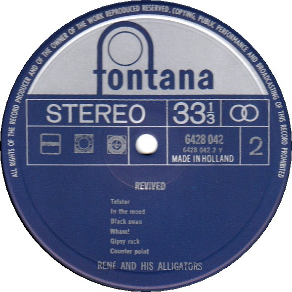 René And His Alligators - Revived (LP, Comp, RE)