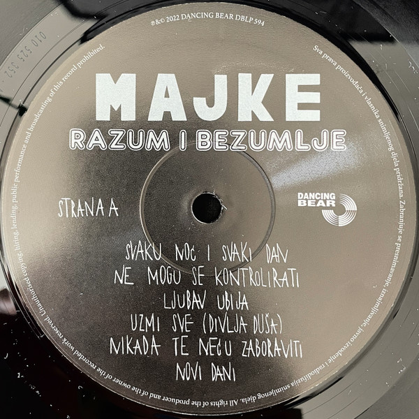 Majke - Razum I Bezumlje (LP, Album, RE, RM)