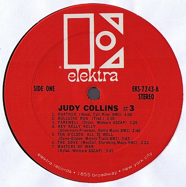 Judy Collins - Judy Collins #3 (LP, Album, RE)