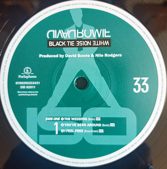 David Bowie - Black Tie White Noise (2xLP, Album, RE, RM)