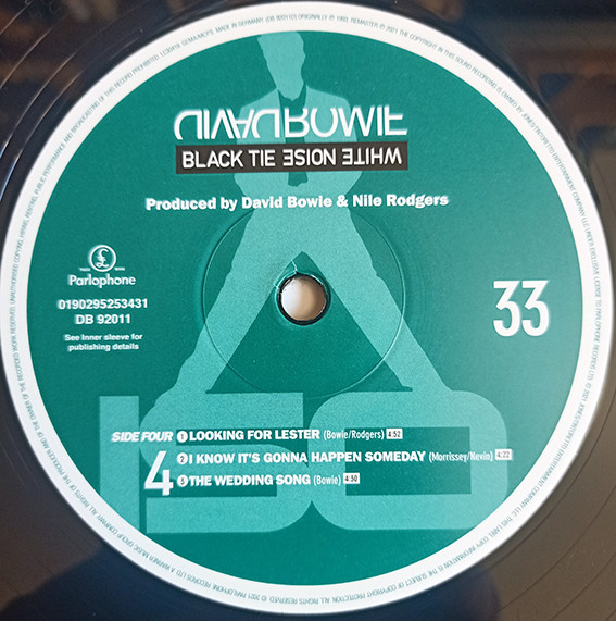 David Bowie - Black Tie White Noise (2xLP, Album, RE, RM)