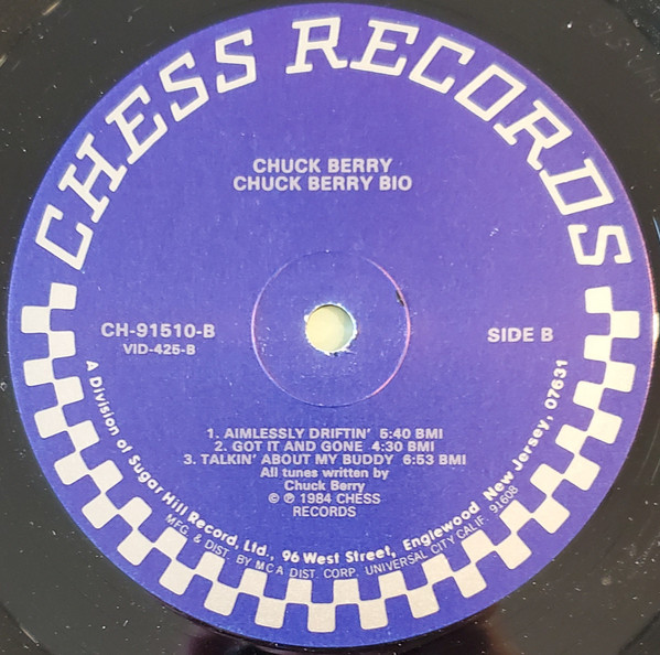 Chuck Berry - Bio (LP, Album, RE)