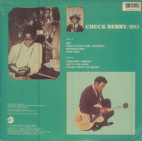 Chuck Berry - Bio (LP, Album, RE)