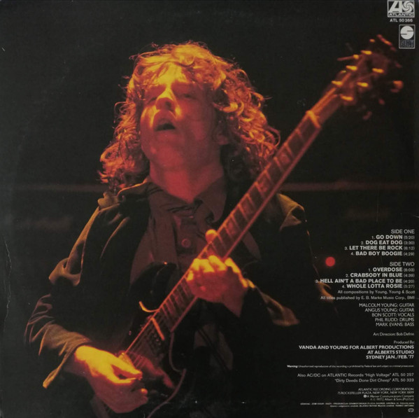 AC/DC - Let There Be Rock (LP, Album, RE)