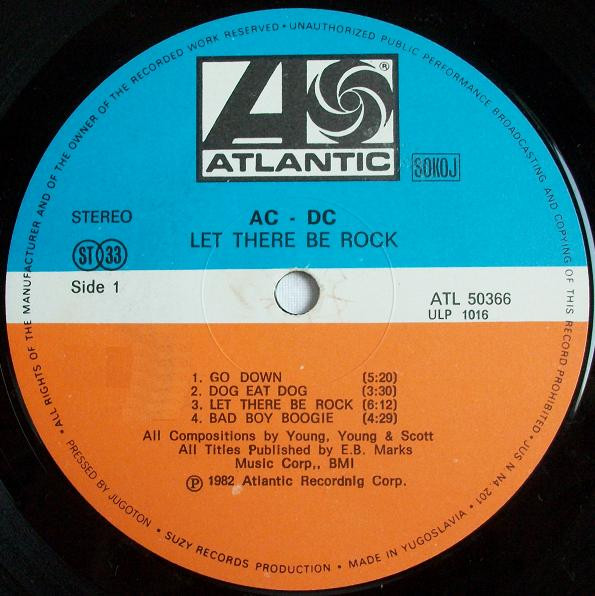AC/DC - Let There Be Rock (LP, Album, RE)