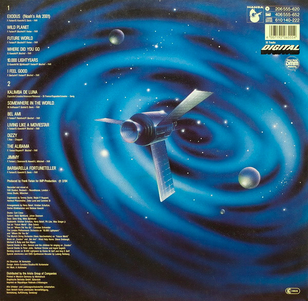 Boney M. - Ten Thousand Lightyears (LP, Album, RP, Blu)