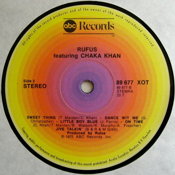 Rufus Featuring Chaka Khan* - Rufus Featuring Chaka Khan (LP, Album)