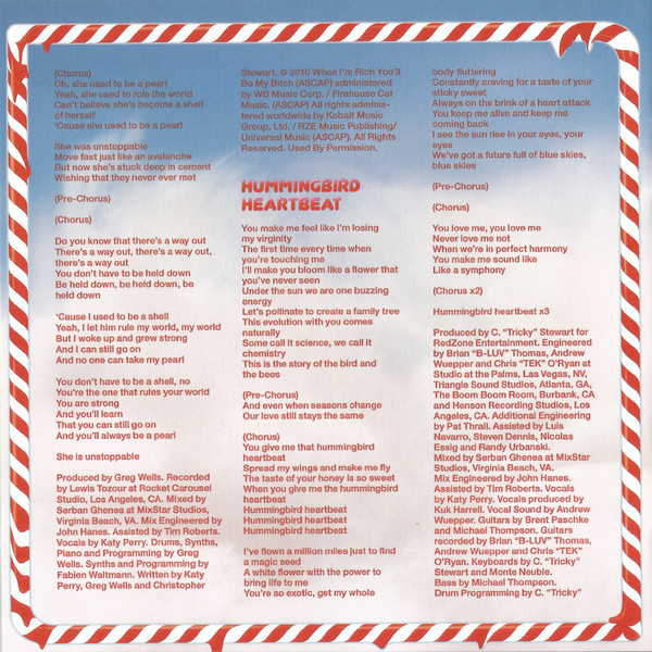 Katy Perry - Teenage Dream (CD, Album, Opt)