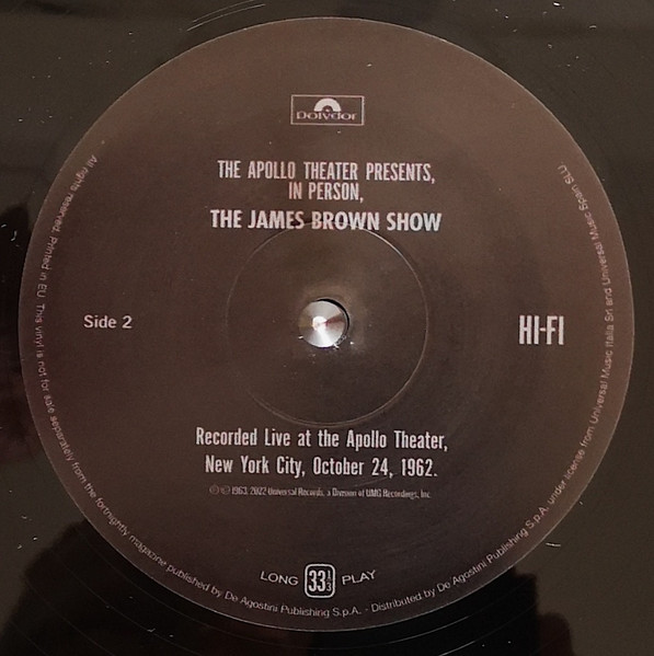 James Brown - Live At The Apollo (LP, Album, RE, 180)