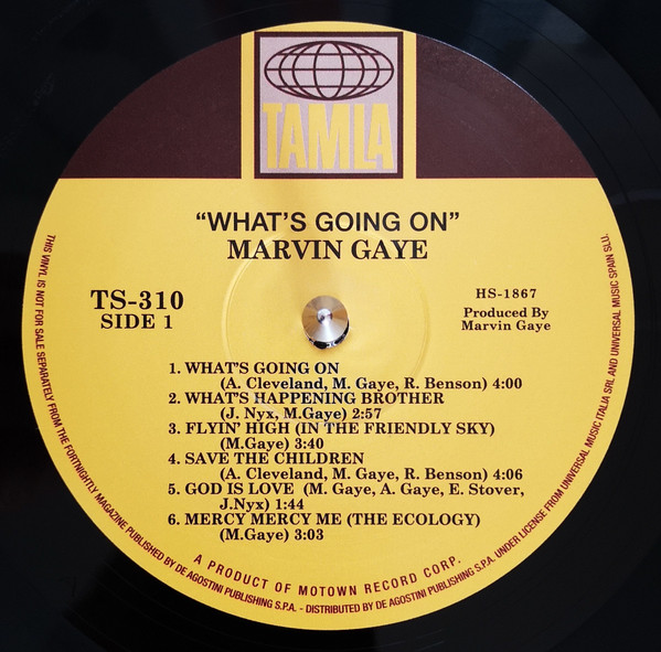 Marvin Gaye - What's Going On (LP, Album, RE, Gat)