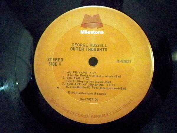 George Russell - Outer Thoughts (2xLP, Comp, RM)