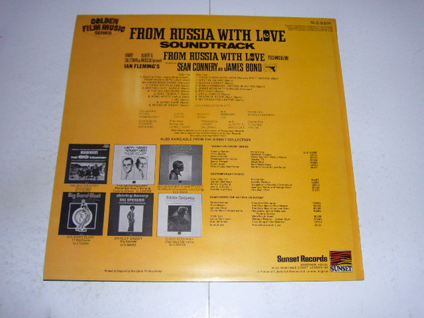 John Barry - From Russia With Love Soundtrack (LP, Album, RE)