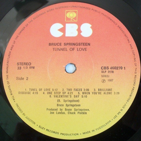 Bruce Springsteen - Tunnel Of Love (LP, Album)