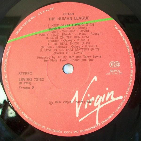 The Human League - Crash (LP, Album)