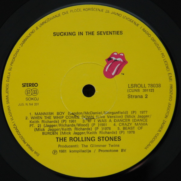 The Rolling Stones - Sucking In The Seventies (LP, Comp)