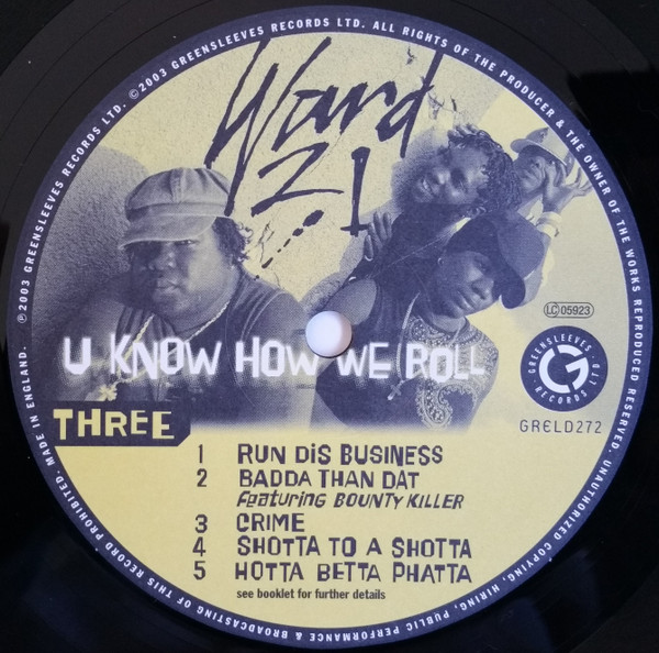 Ward 21 - U Know How We Roll (2xLP, Album)