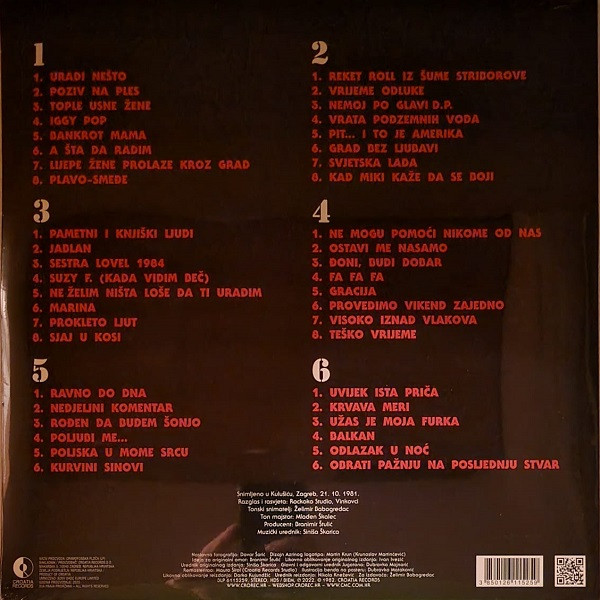 Azra (3) - Ravno Do Dna (3xLP, Album, RE, RM, 180)
