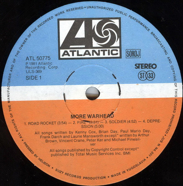 More (4) - Warhead (LP, Album)