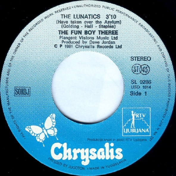 The Fun Boy Three* - The Lunatics Have Taken Over The Asylum. (7