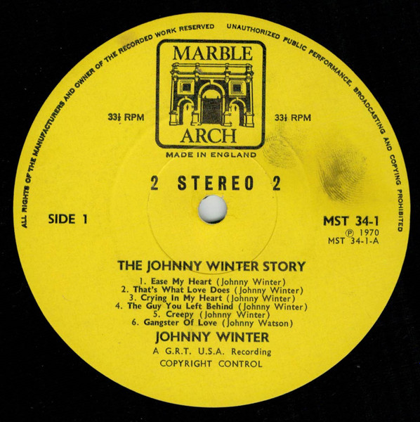 Johnny Winter - The Johnny Winter Story (2xLP, Album, Comp)