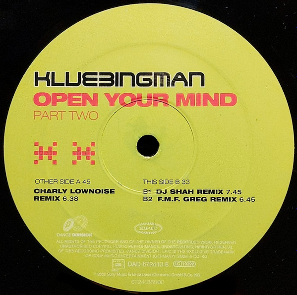 Klubbingman - Open Your Mind (Part Two) (12