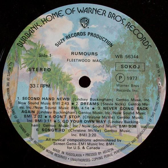 Fleetwood Mac - Rumours (LP, Album)