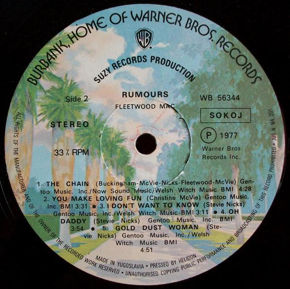Fleetwood Mac - Rumours (LP, Album)