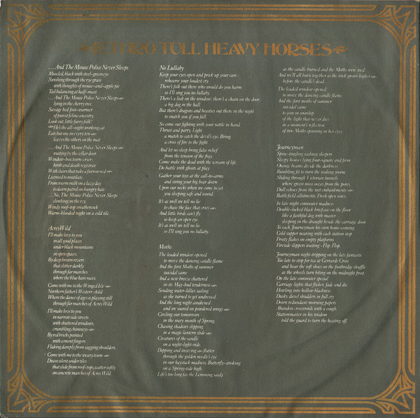 Jethro Tull - Heavy Horses (LP, Album)